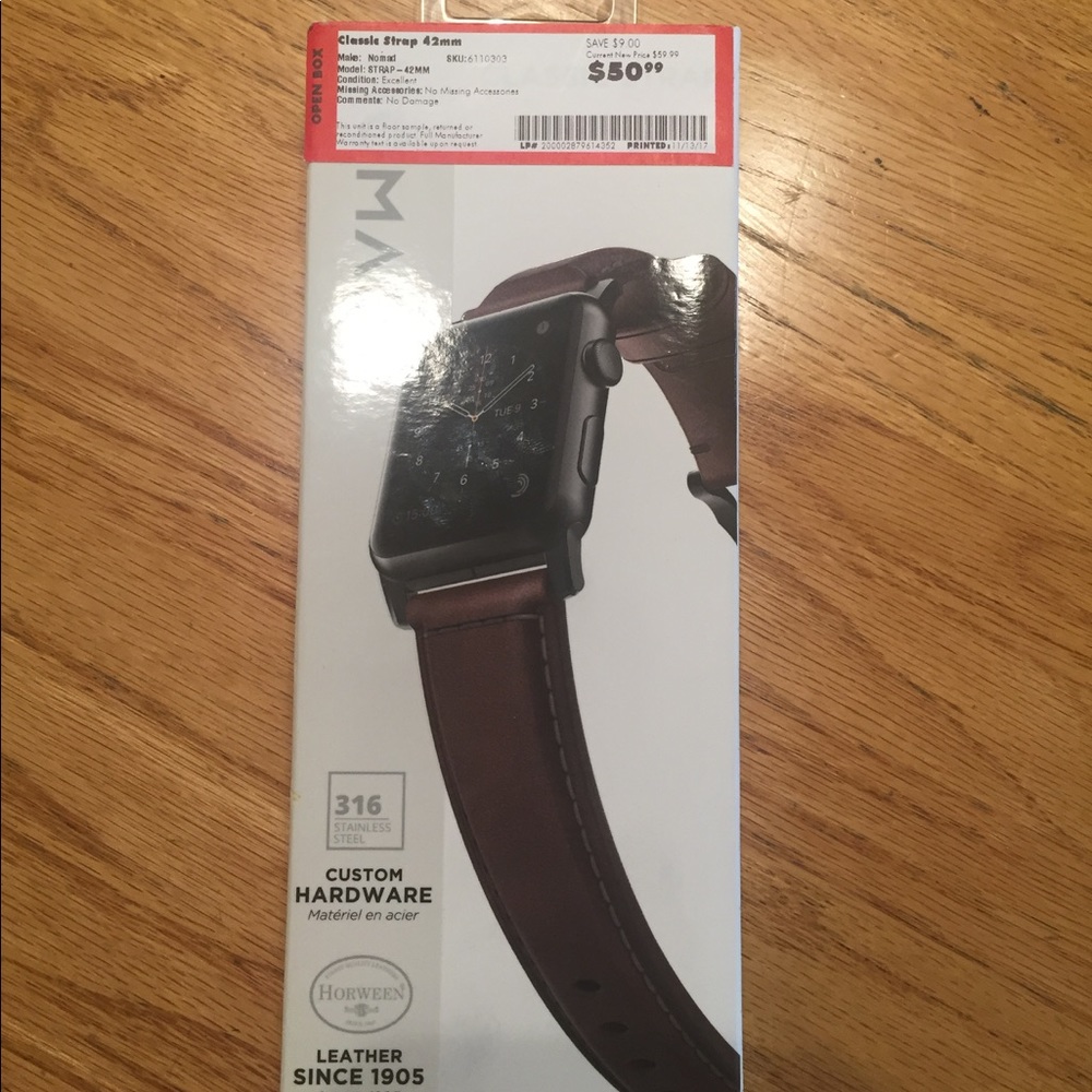 Apple Watch leather band